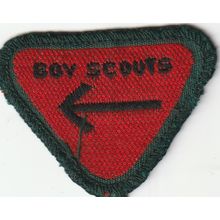 Scout Badges UK Pre 67 - Wolf Cub Proficiency - Guide - Black Back - Used (PF59)