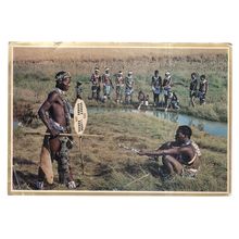 TRIBAL CEREMONY, NKANDHLA, NATAL, SOUTH AFRICA used postcard 1964 pm ZULU =