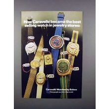 1972 Bulova Caravelle Watch Ad - Best Selling