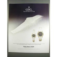 1984 Ebel Watches Ad - The Architects of Time