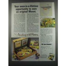 1985 Norm Thompson Flowers of Monet Ad - Opportunity