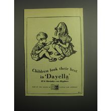 1948 Dayella Fabric Ad - Children look their best