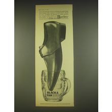 1963 Barker Frigate Shoes Ad - Black & Tan Sir?