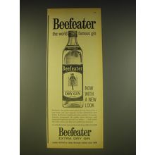 1963 Beefeater Gin Ad - Beefeater the world famous gin