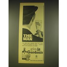 1963 Gordon's Gin Ad - The Man