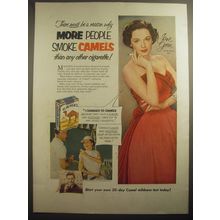 1953 Camel Cigarettes Ad - Jane Greer - There must be a reason why