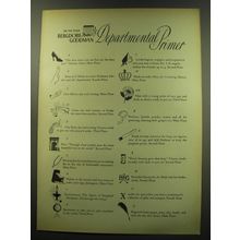 1949 Bergdorf Goodman Store Advertisement - Departmental Primer