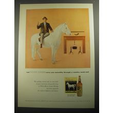 1956 White Horse Scotch Advertisement - Let White Horse carry you smoothly