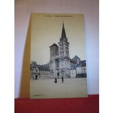 CATHEDRALE SAINT-PIERRE, LISIEUX, FRANCE unused antique postcard =