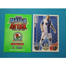 58. Gael Givet - Blackburn Rovers - Match Attax 2010/11 Football Card EF1