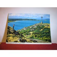 KILLINEY BAY FROM BRAY HEAD CO. WICKLOW, IRELAND postcard by John Hinde 1970 pm=