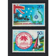 Cocos (Keeling) Is. Sailing Southern Cross 2v 1979 MNH SG#32-33 Sc#32-33