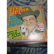 tex ritter deck of cards lp vinyl record