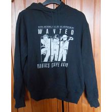 Official BATMAN Hoodie Adult XL size - WANTED MANIACS ESCAPE AGAIN