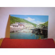 SLIPWAY, MULLION COVE, CORNWALL unused postcard dated 1970 =
