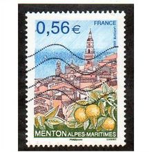 FRA 2009 56c 'MENTO -ALPES MARITIMES' FINE USED (EBID11165)