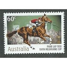 AUS 2010 60c 'MELBOURNE CUP -PHAR LAP' FINE USED (EBID36-938