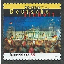 GER 2010 €0.55 (S/A) '20TH ANN REUNIFICATION OF GERMANY' FINE USED (EBID47-700)