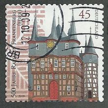 GER 2009 €0.45 (S/A) 'FRANKENBERG HALL' FINE USED (EBID48-615)
