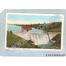 CT Meriden Postcard New Reservoir & Dam ct_box3~1310