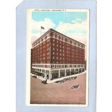 New York Jamestown Hotel Jamestown Street Scene Intersection w/Trolley Tra~938