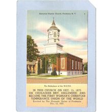 New York Fredonia Historical Baptist Church The Birthplace Of The W C T U ~927