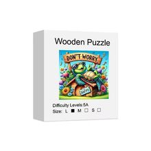 Wooden Animal Puzzle – Cool Turtle Design | Fun Collectible Jigsaw Gift for Kids