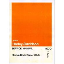 HARLEY-DAVIDSON ELECTRA GLIDE SUPER GLIDE SERVICE MANUAL MOTORCYCLE IN ENGLISH