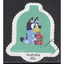 AUSTRALIA: 2024, MERRY CHRISTMAS BLUEY, USED SELF-ADHESIVE MY STAMP. 118