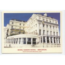 Royal Albion Hotel 35 Old Steine Brighton East Sussex Postcard