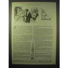 1929 Metropolitan Life Insurance Ad - The Left-Behinds