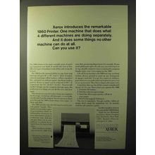 1964 Xerox 1860 Printer Ad - One Machine