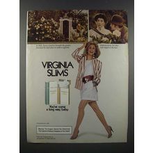 1984 Virginia Slims Cigarette Ad - Karen Gardner