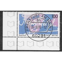 GER 1995 100pf 'WERFEL' (CORNER MARGIN) FINE USED (EBID53-859)