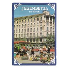 JUGENDSTIL IN WIEN, AUSTRIA unused vintage postcard Vienna art noveau =