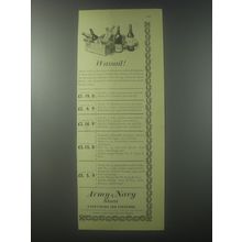 1954 Army & Navy Stores Port and Sherry Ad - Wassail!