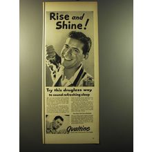 1949 Ovaltine Drink Ad - Rise and shine!