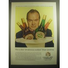 1959 Canada Dry Cordials Ad - See Bob Hope starring in Alias Jesse James