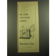 1967 Harrison Line Advertisement - We care for your cargo