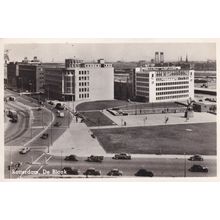 Rotterdam De Blaak 1950s Dutch Real Photo Postcard