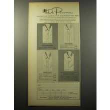 1955 De Pinna Shirts Ad - Distinctive Shirts for Discriminating Men