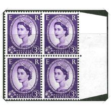 QEII Pre Decimal Wilding Definitive 3d Block of 4 Unmounted Mint hrd2a