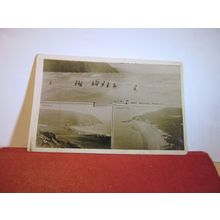 multiview, CLARACH BAY, nr ABERYSTWYTH, CEREDIGION unused antique postcard RP =