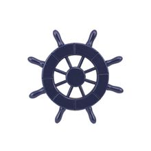 Pack Of 2] Dark Blue Decorative Ship Wheel 6""