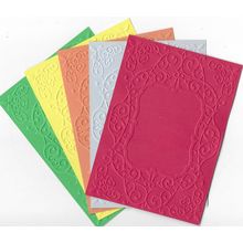 A6 Embossed Paper. 10 Sheets. Frame. Cardmaking Scrapbooking Crafts