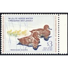 RW27, Mint XF NH $3 Federal Duck Stamp - Stuart Katz
