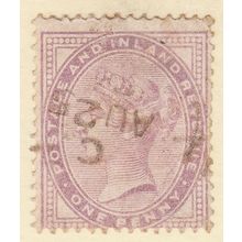 GB QV 1881 1d PALE LILAC 14 DOTS SG171 GU