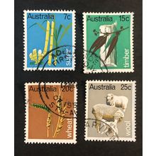 AUSTRALIA 1969 SG 0440/443 USED set