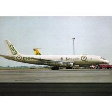 Aircraft postcard CargOman Douglas DC-8, A40-PA. Unposted