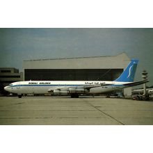 Aircraft postcard Somali Airlines Boeing 707, 60-SBS. Unposted